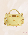 Valentino - ROMAN STUD TOP HANDLE BAG