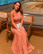 Vestido Rosê Gold – Galeria Tricot