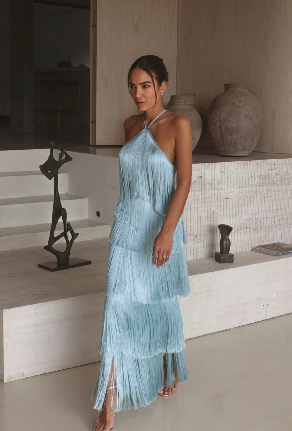 Vestido Azure | Tissé