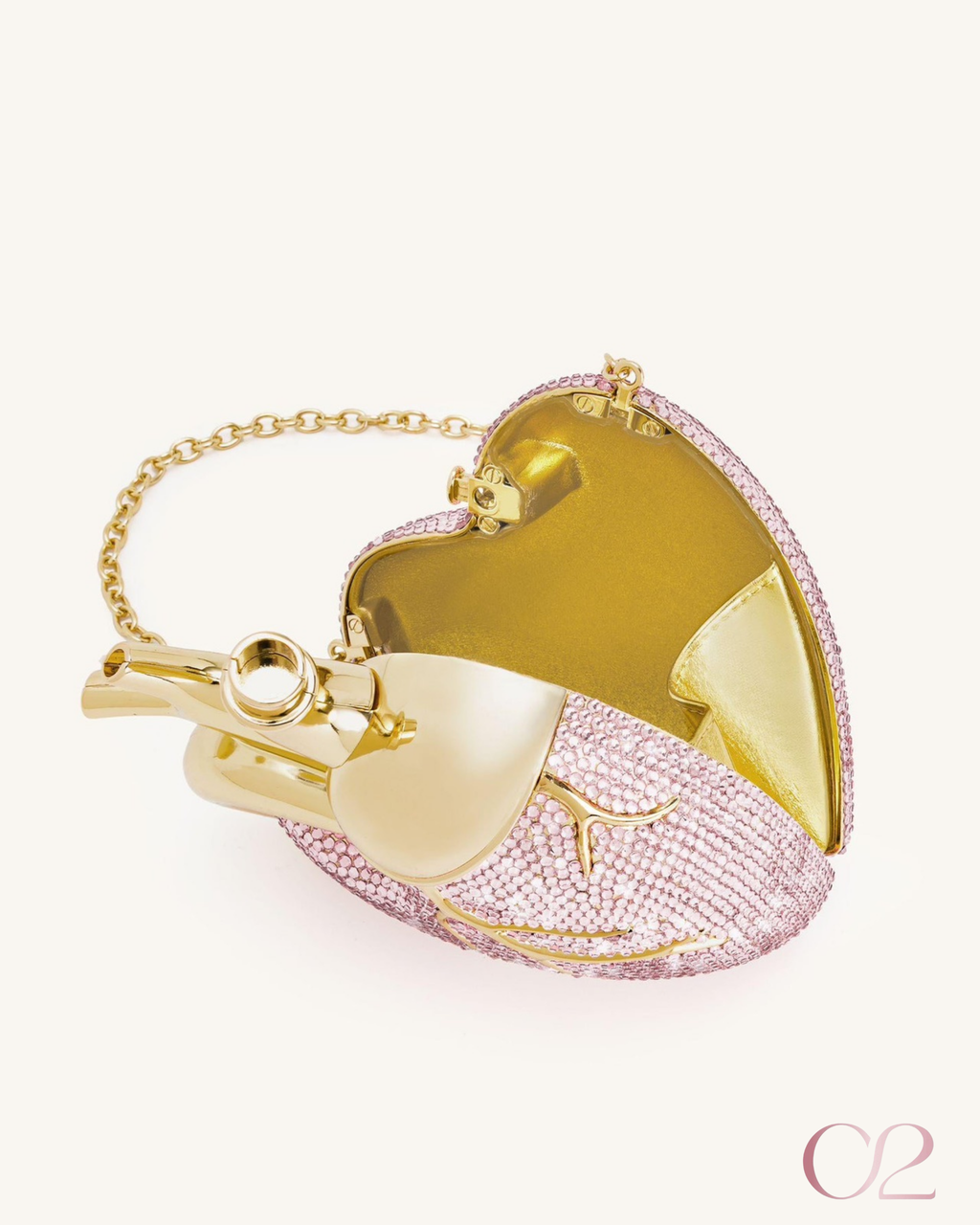Clutch Cristal Heart | JWPei