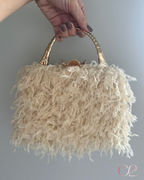 Clutch Plumas | Off-white