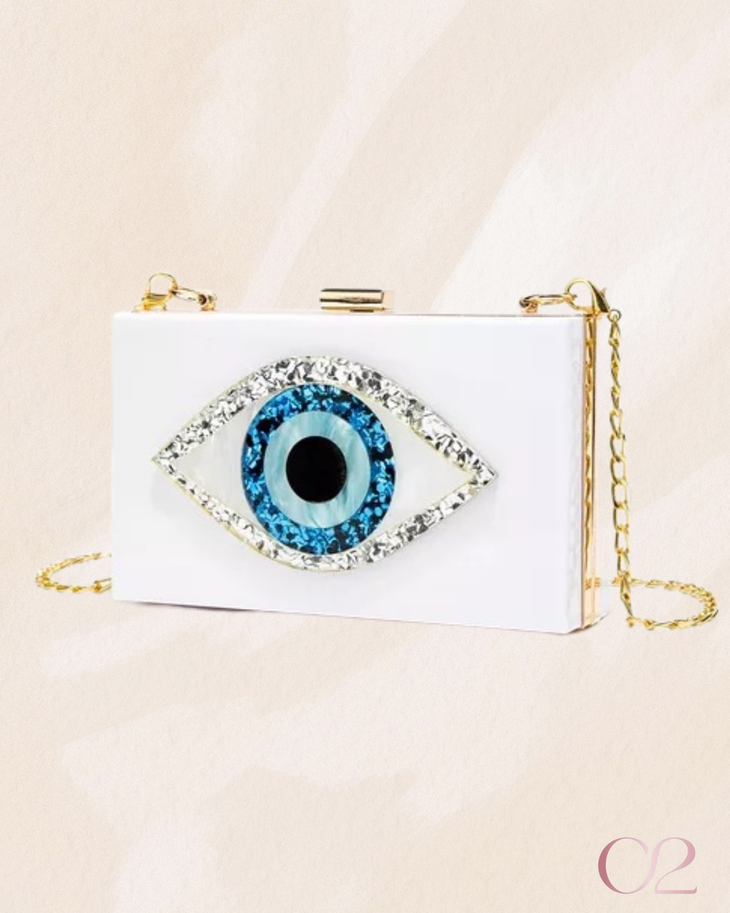 Clutch Olho Grego | Off White