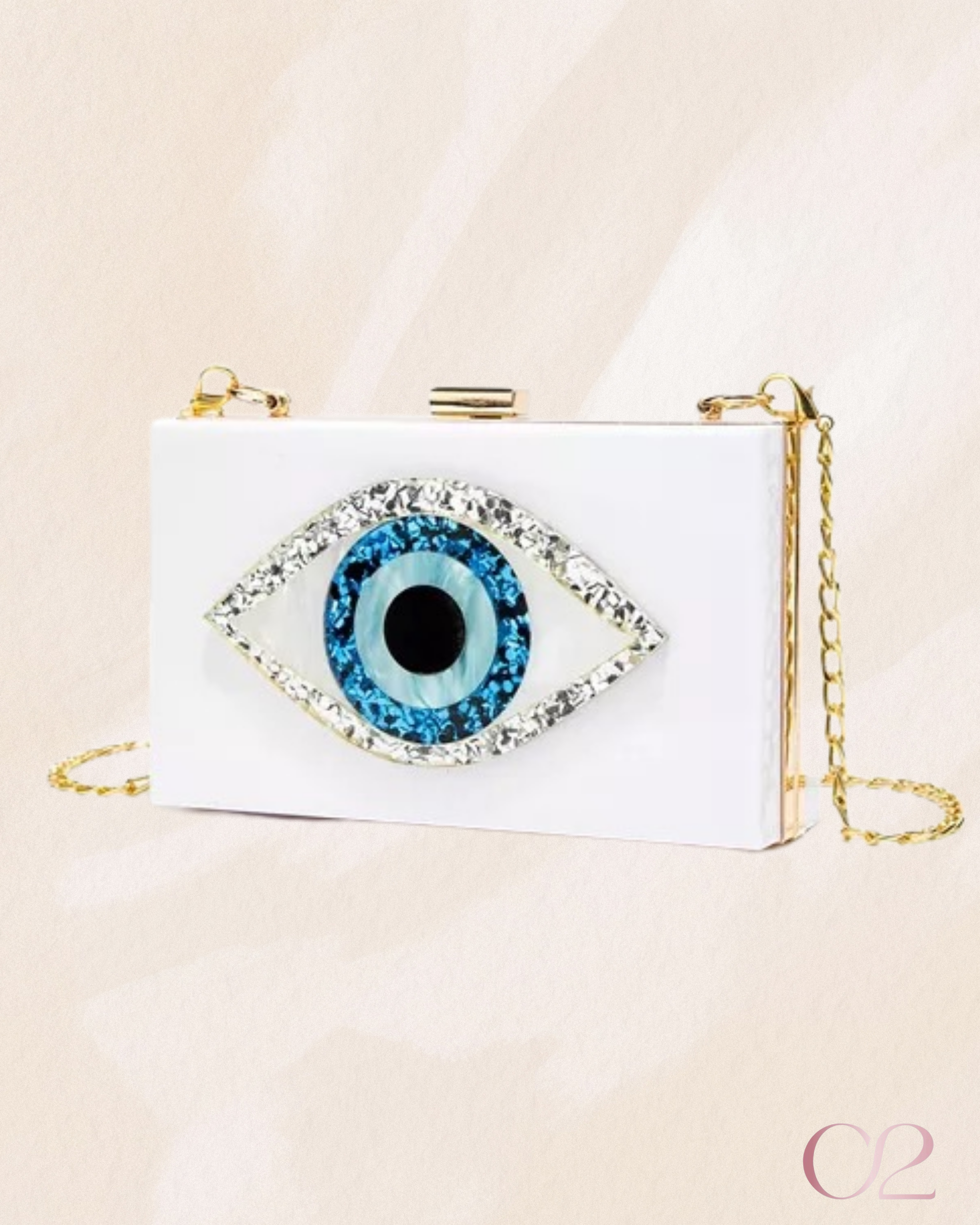 Clutch Olho Grego | Off White