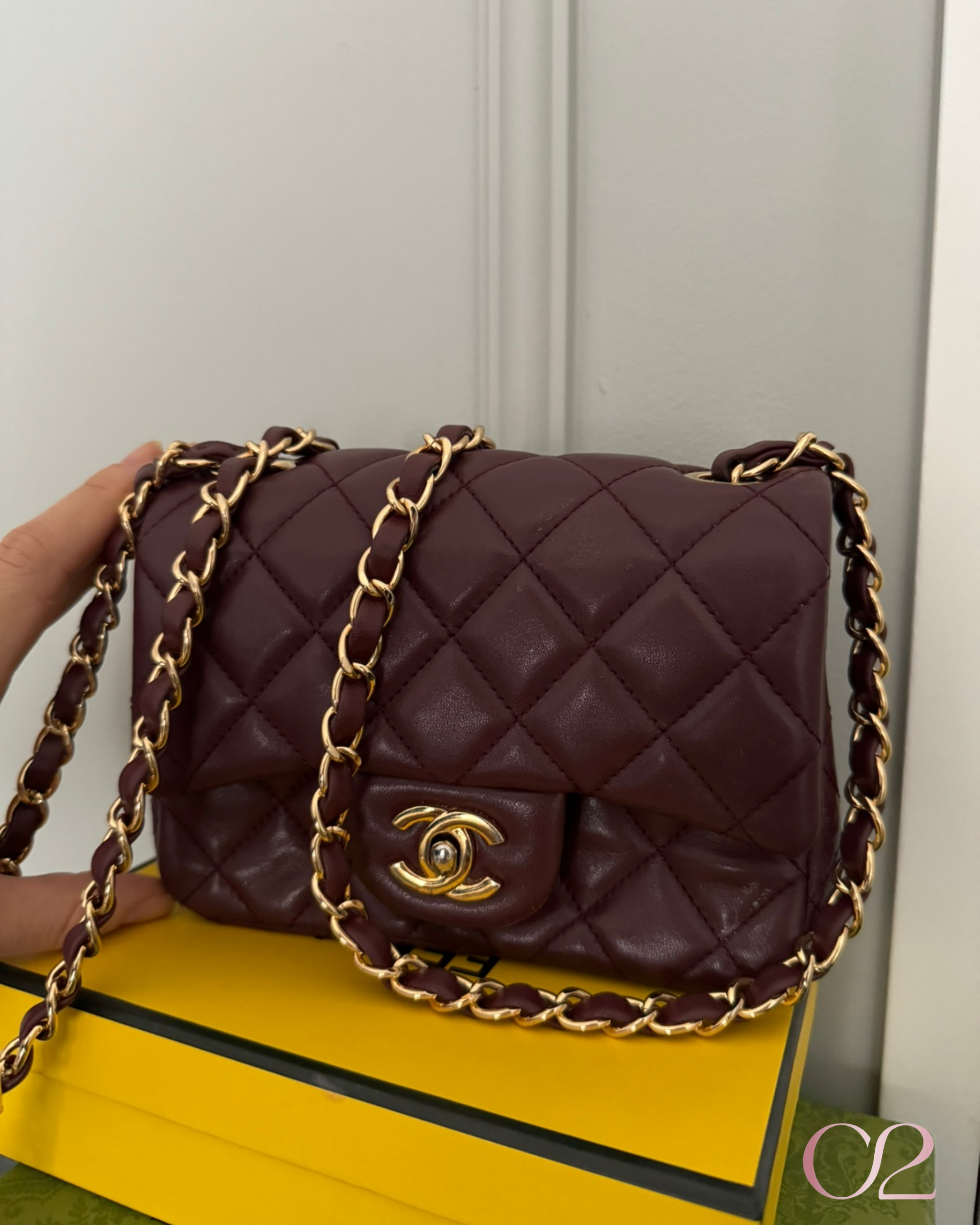 Bolsa Chanel Mini | Bordô