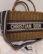 Bolsa Dior Palha & Jacquard