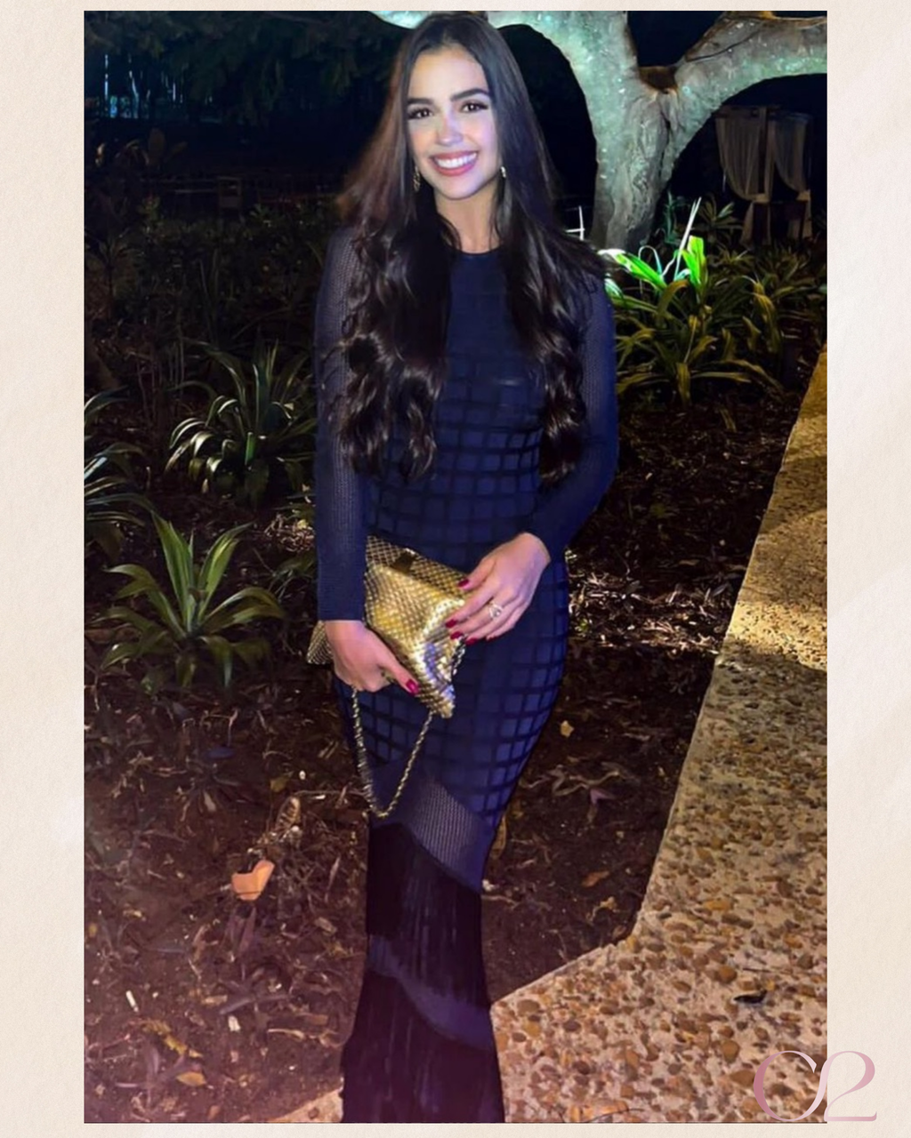 Vestido Lorê | Azul Marinho