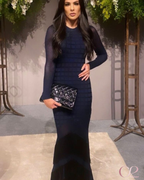 Vestido Lorê | Azul Marinho
