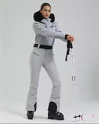 Macacão Ski Cinza Gsou Snow