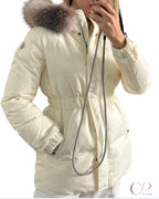 Jaqueta Ski Moncler Bege