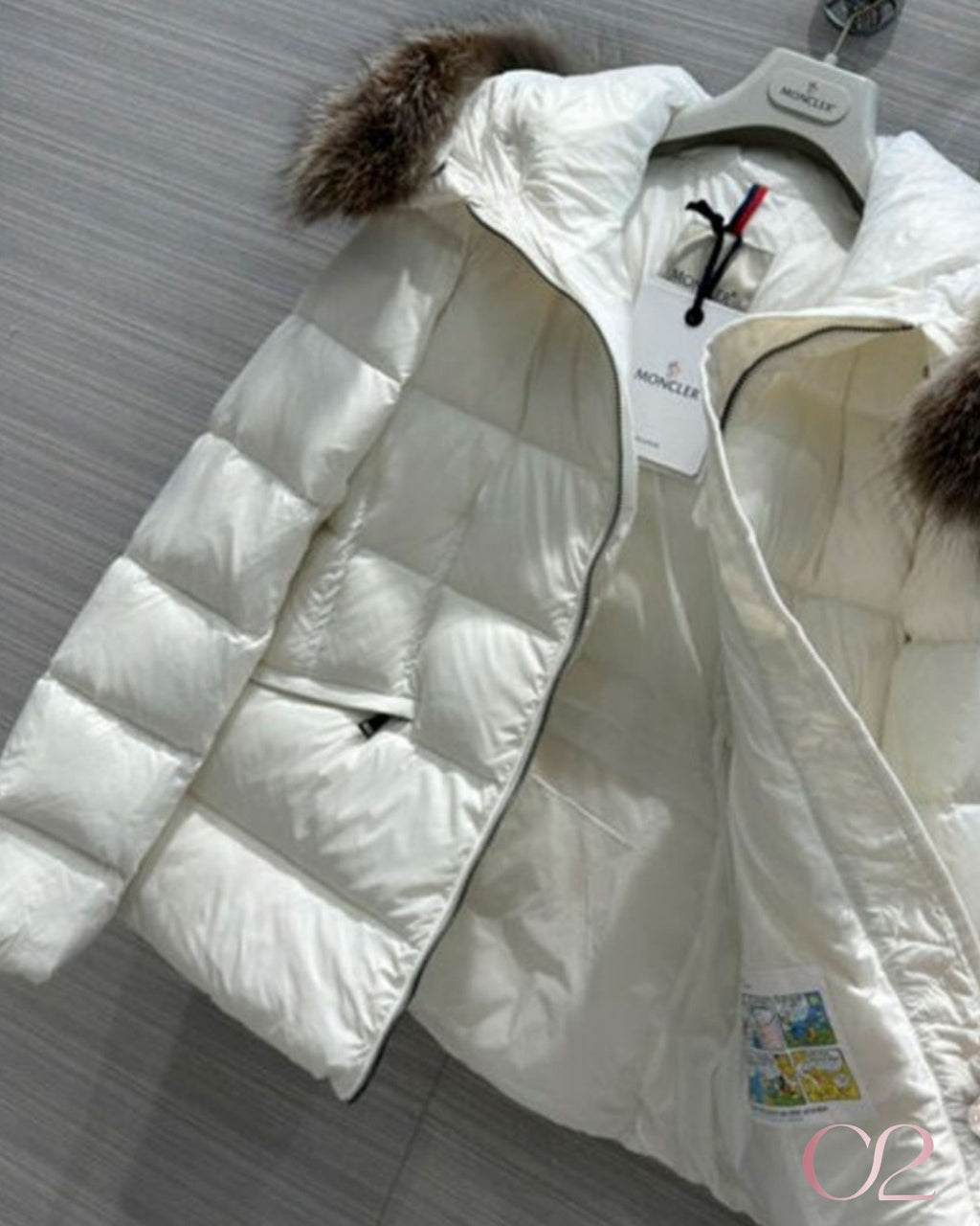 Jaqueta Ski Moncler Bege