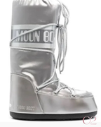 Moon Boot Prata | Cano alto