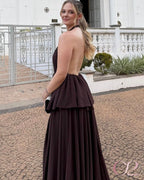 Vestido Marrom Firenze