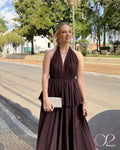 Vestido Marrom Firenze