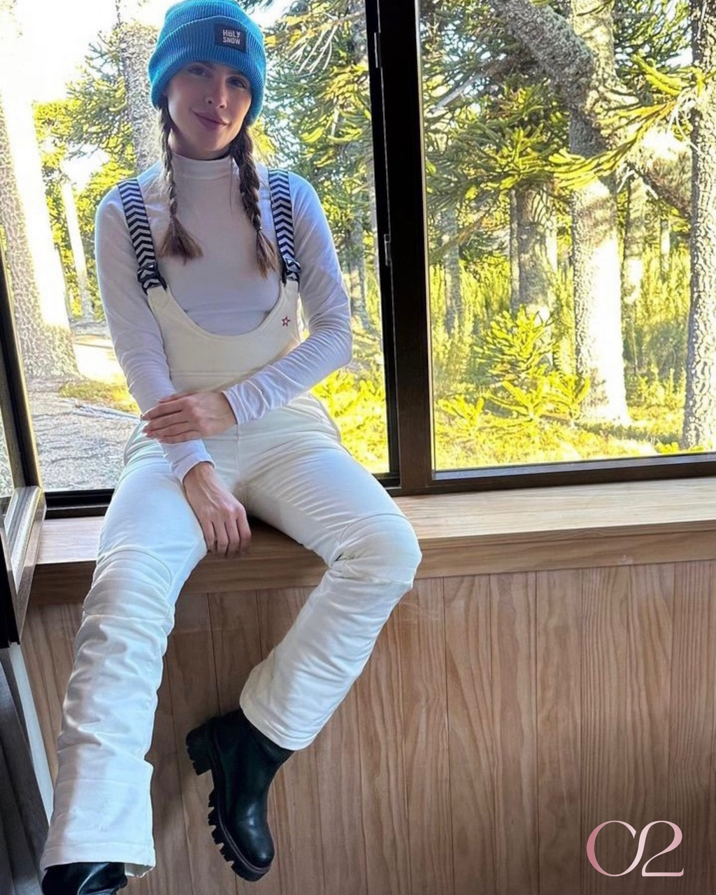 Salopete Ski Off White