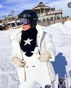 Salopete Ski Off White