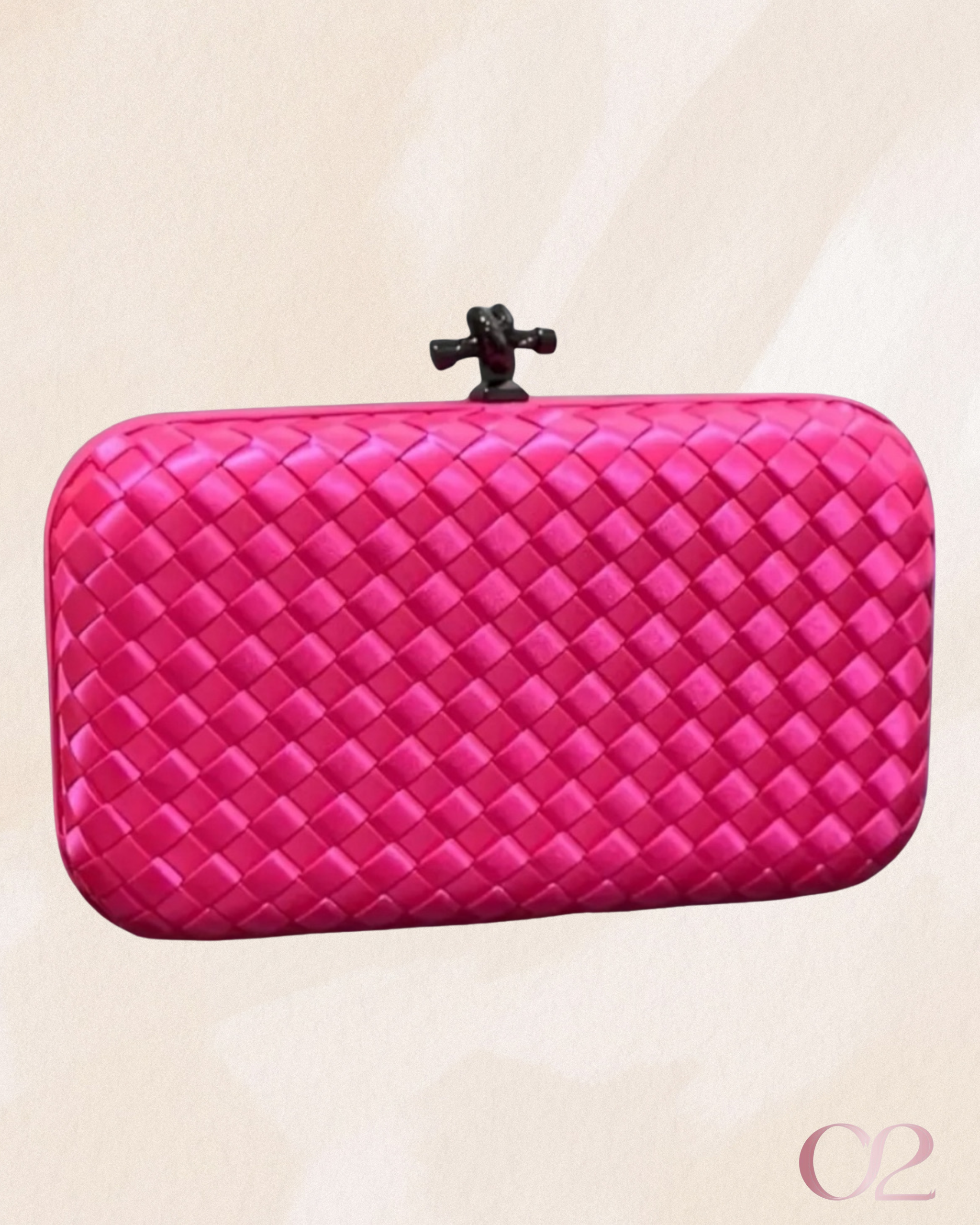 Clutch Pink | Bottega Veneta Inspired
