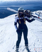 Macacão Ski Topshop Preto e Branco
