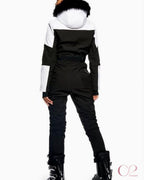 Macacão Ski Topshop Preto e Branco