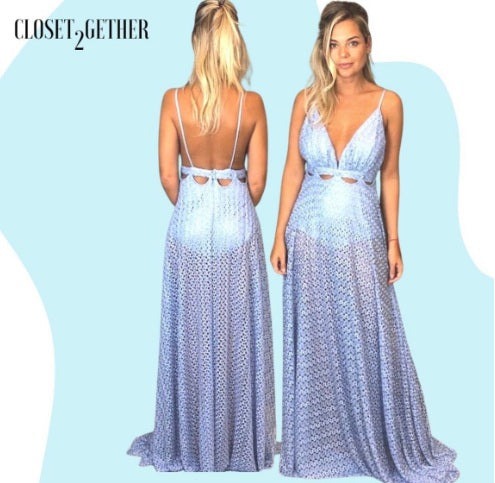 Vestido Azul Céu | Lateliê