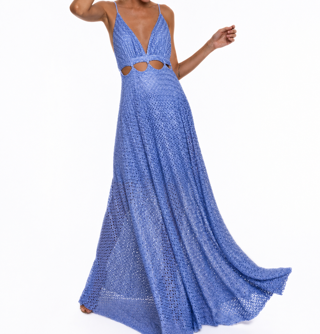 Vestido Azul Céu | Lateliê