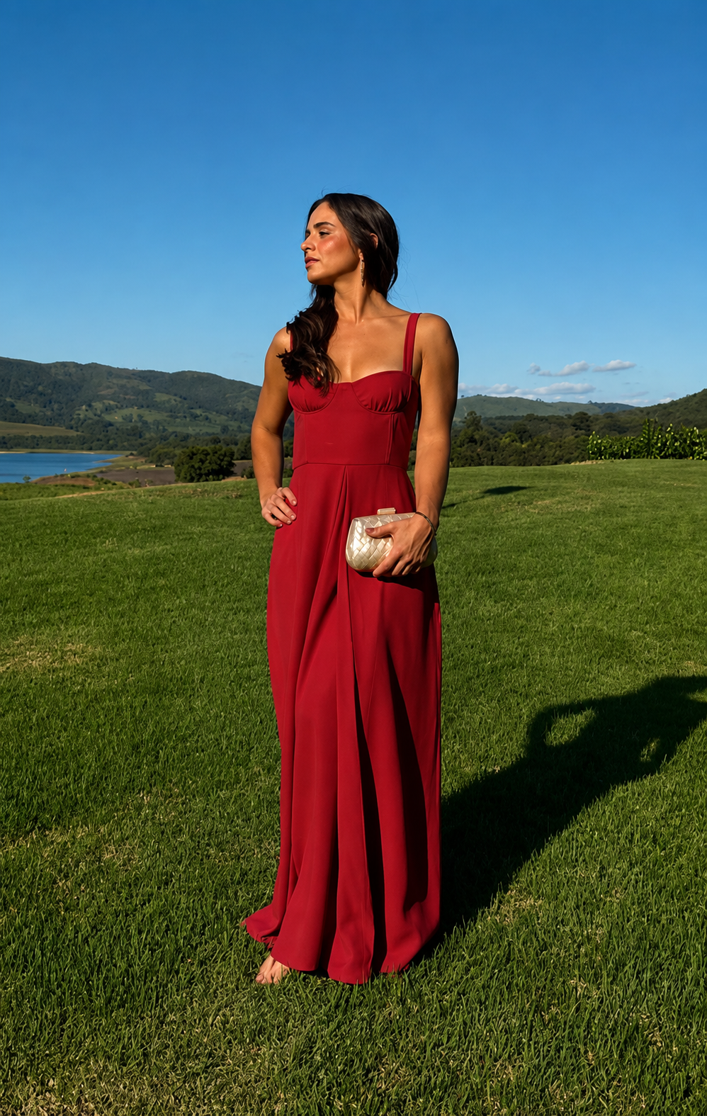 Vestido Carmim Jam | byNV