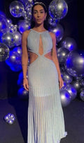 Vestido Lurex Verde Menta | Bo.Bô