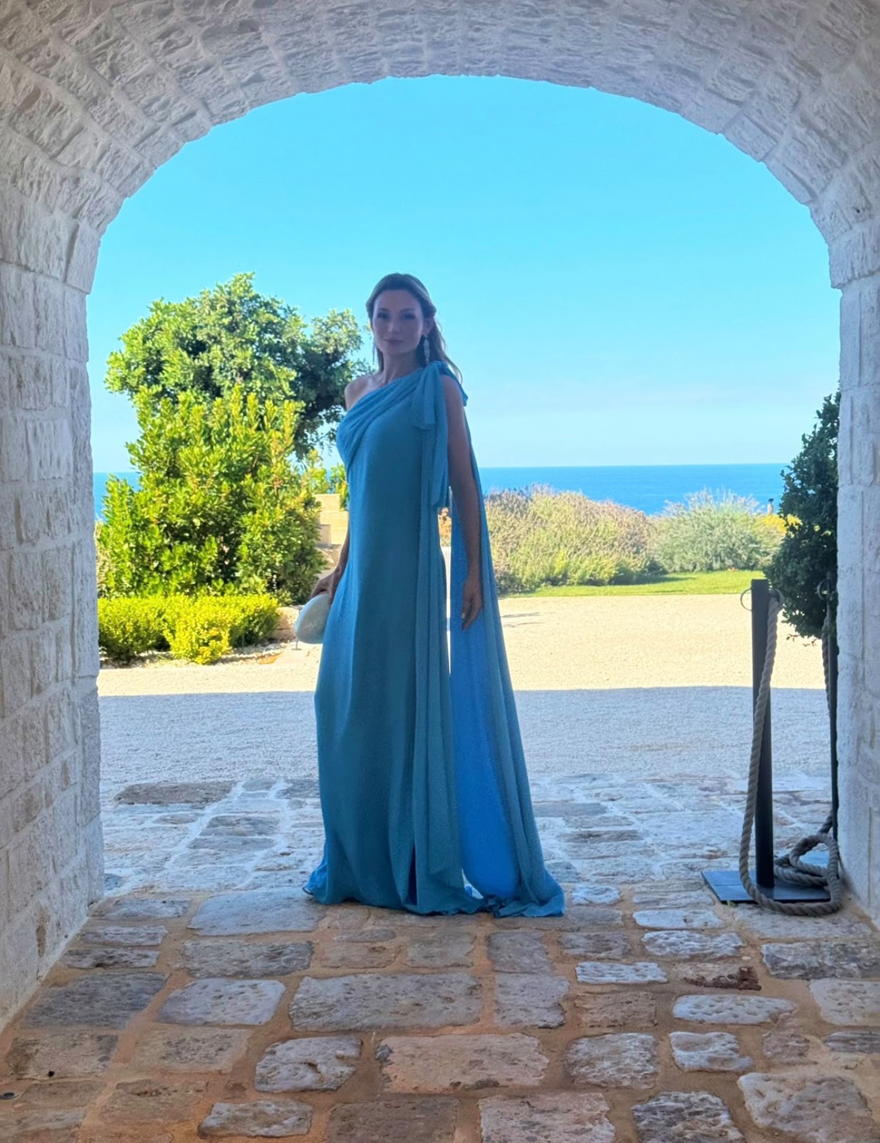 Vestido Longo Azure - Carol Bassi