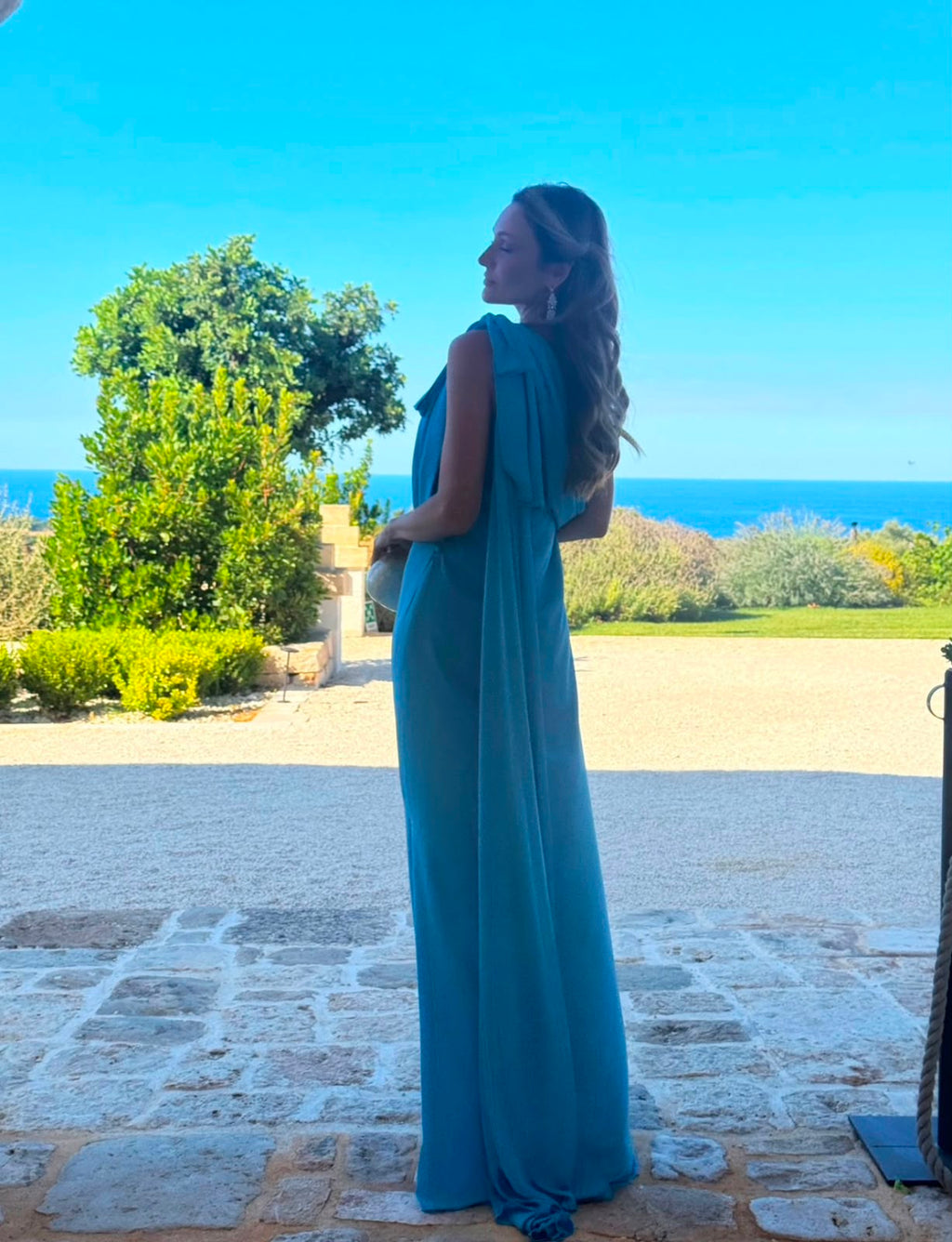 Vestido Longo Azure - Carol Bassi