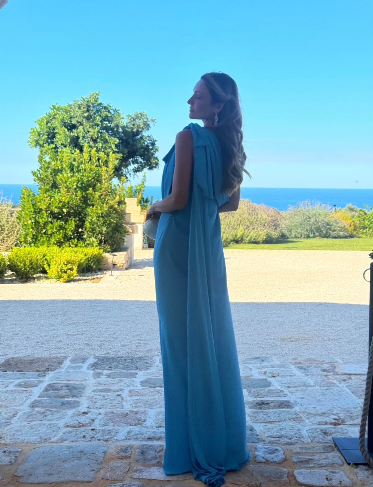 Vestido Longo Azure - Carol Bassi