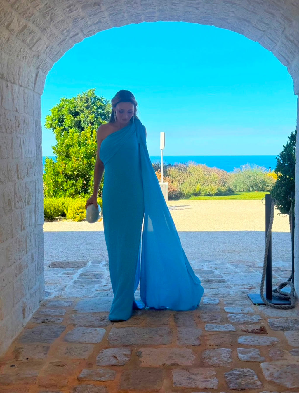 Vestido Longo Azure - Carol Bassi