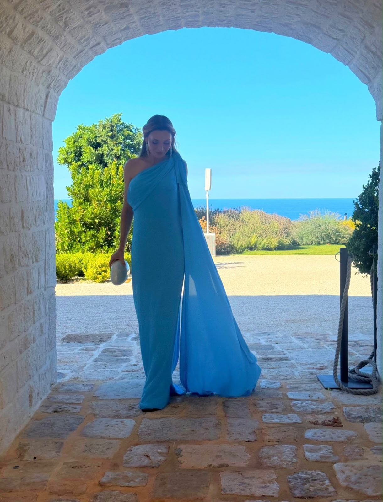Vestido Longo Azure - Carol Bassi