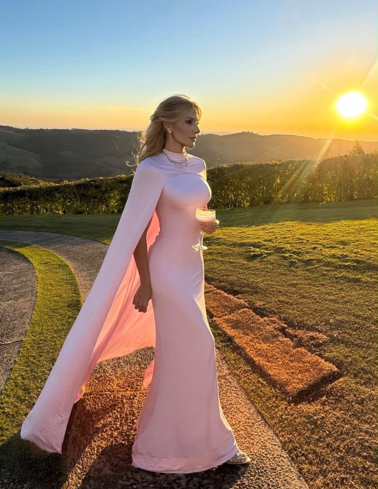 Vestido Longo Ballet Blush - By Agilitá