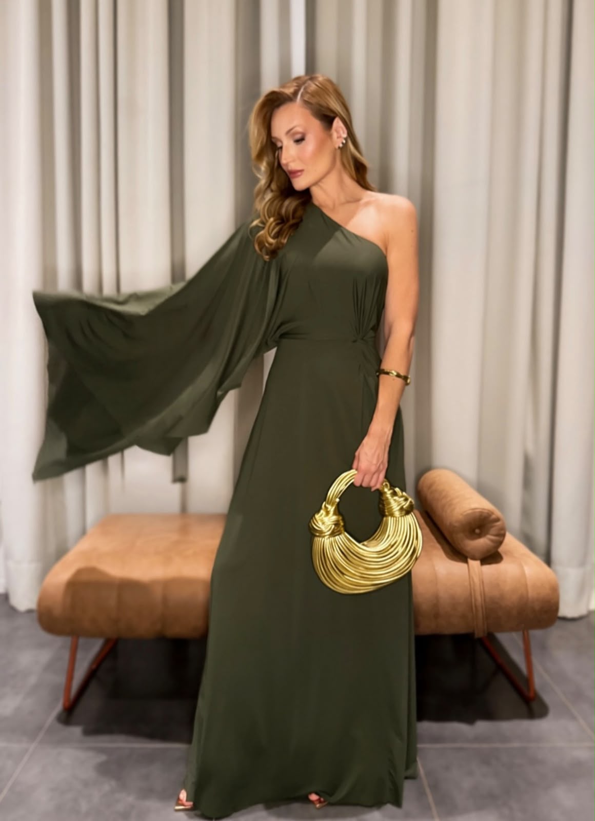 Vestido Esmeralda - Verde Inverno