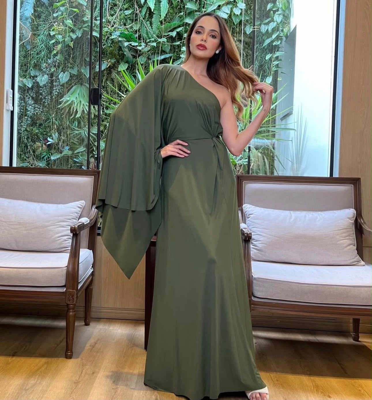 Vestido Esmeralda - Verde Inverno