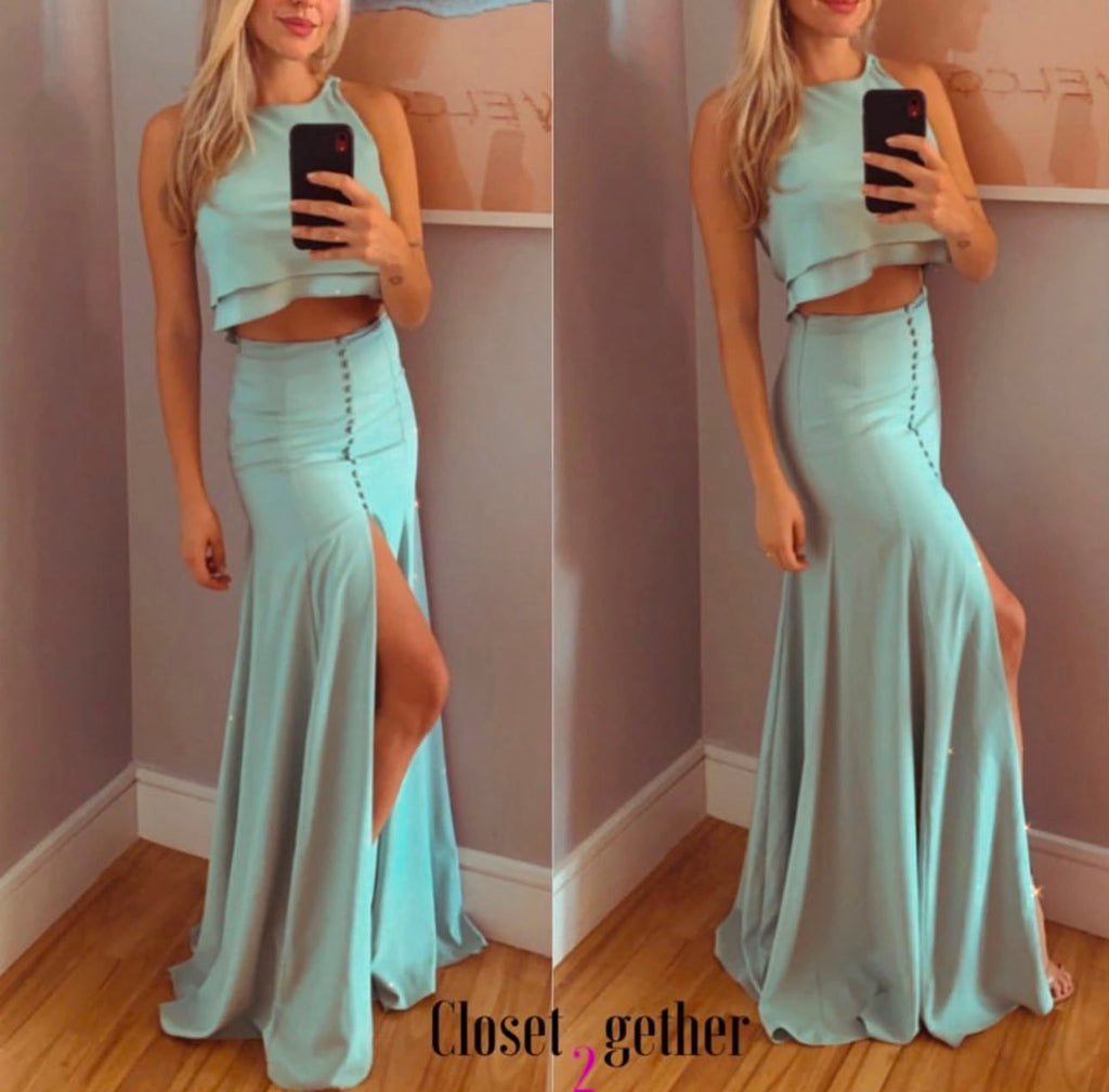 Vestido/Conjunto Verde Água | L'atelie
