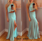 Vestido/Conjunto Verde Água | L'atelie