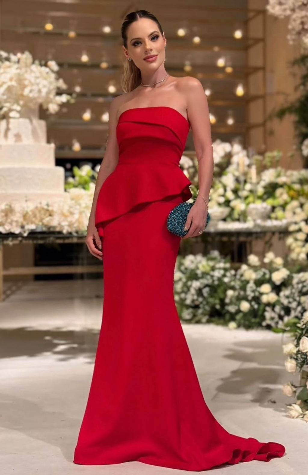 Vestido Odara in Red