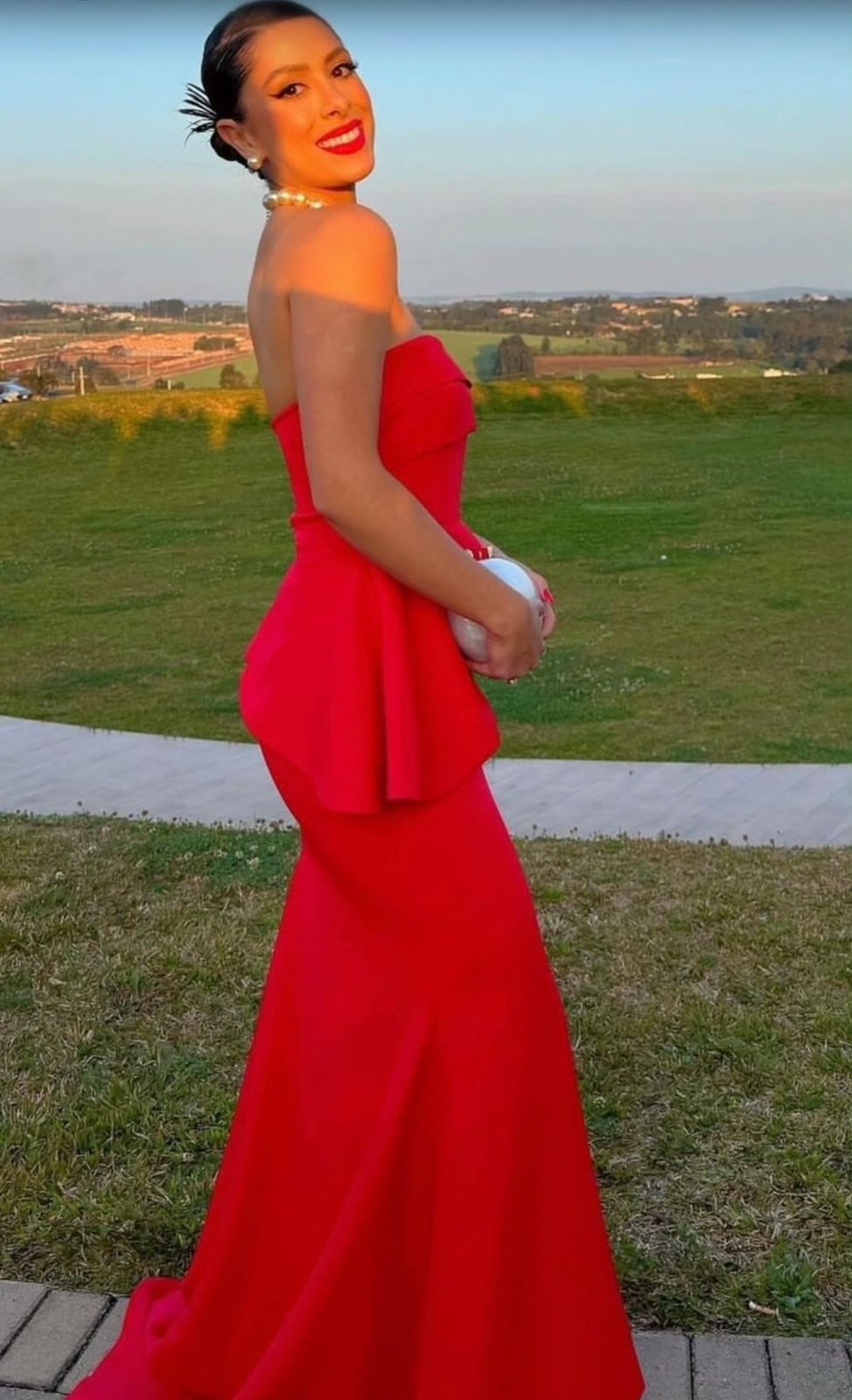 Vestido Odara in Red