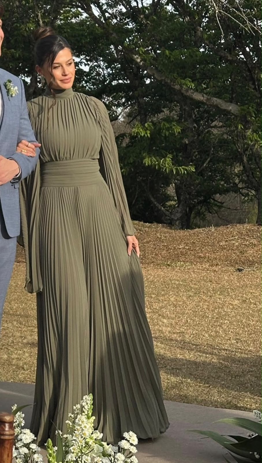 Vestido Olive Plissé