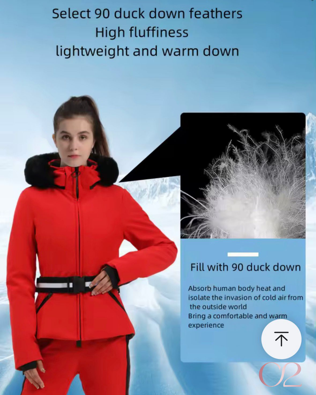Conjunto Vermelho Ski