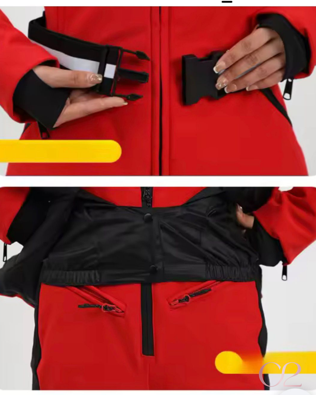 Conjunto Vermelho Ski