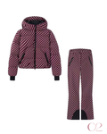 Conjunto Ski Bordô Estampado