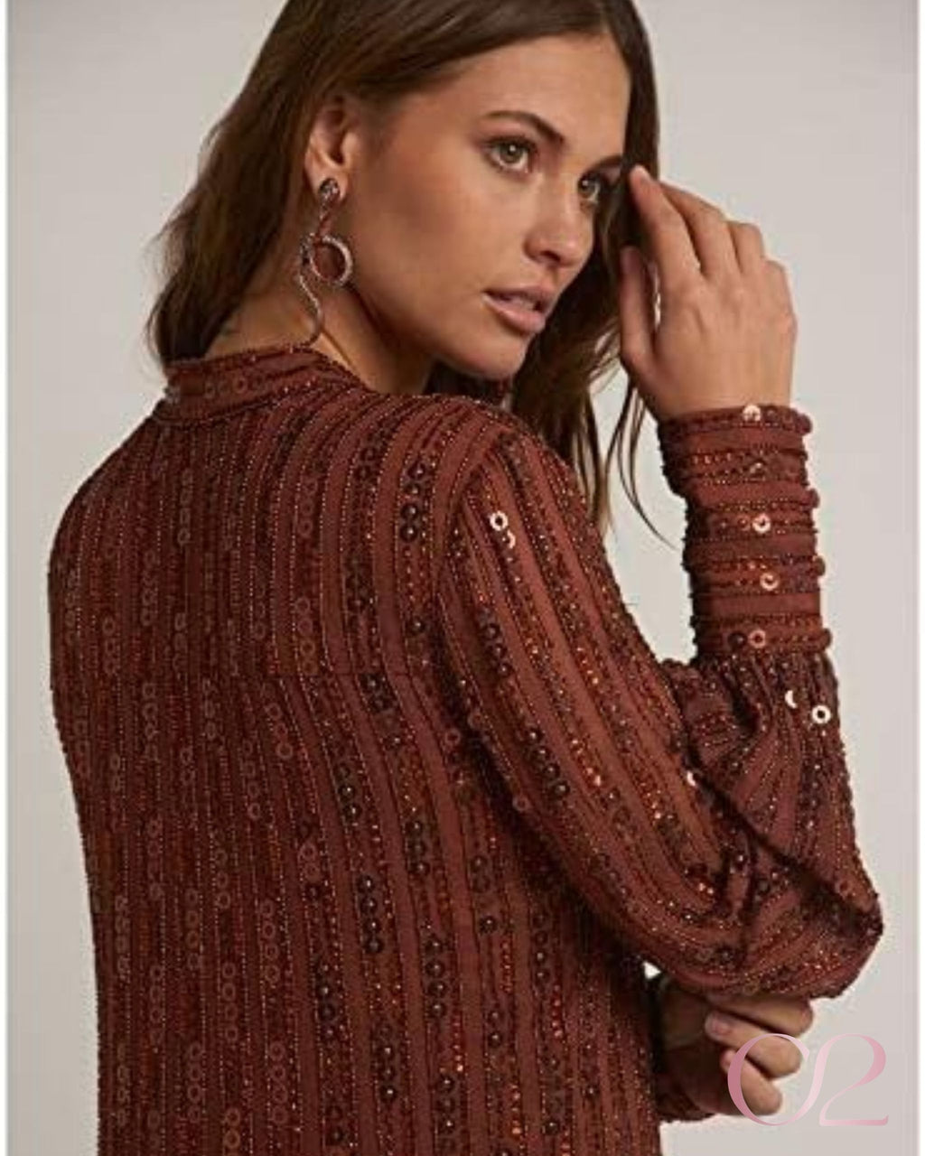Vestido Bo.bô Bordado | Marrom