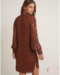 Vestido Bo.bô Bordado | Marrom