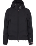 Jaqueta Ski Moncler Preta com Capuz