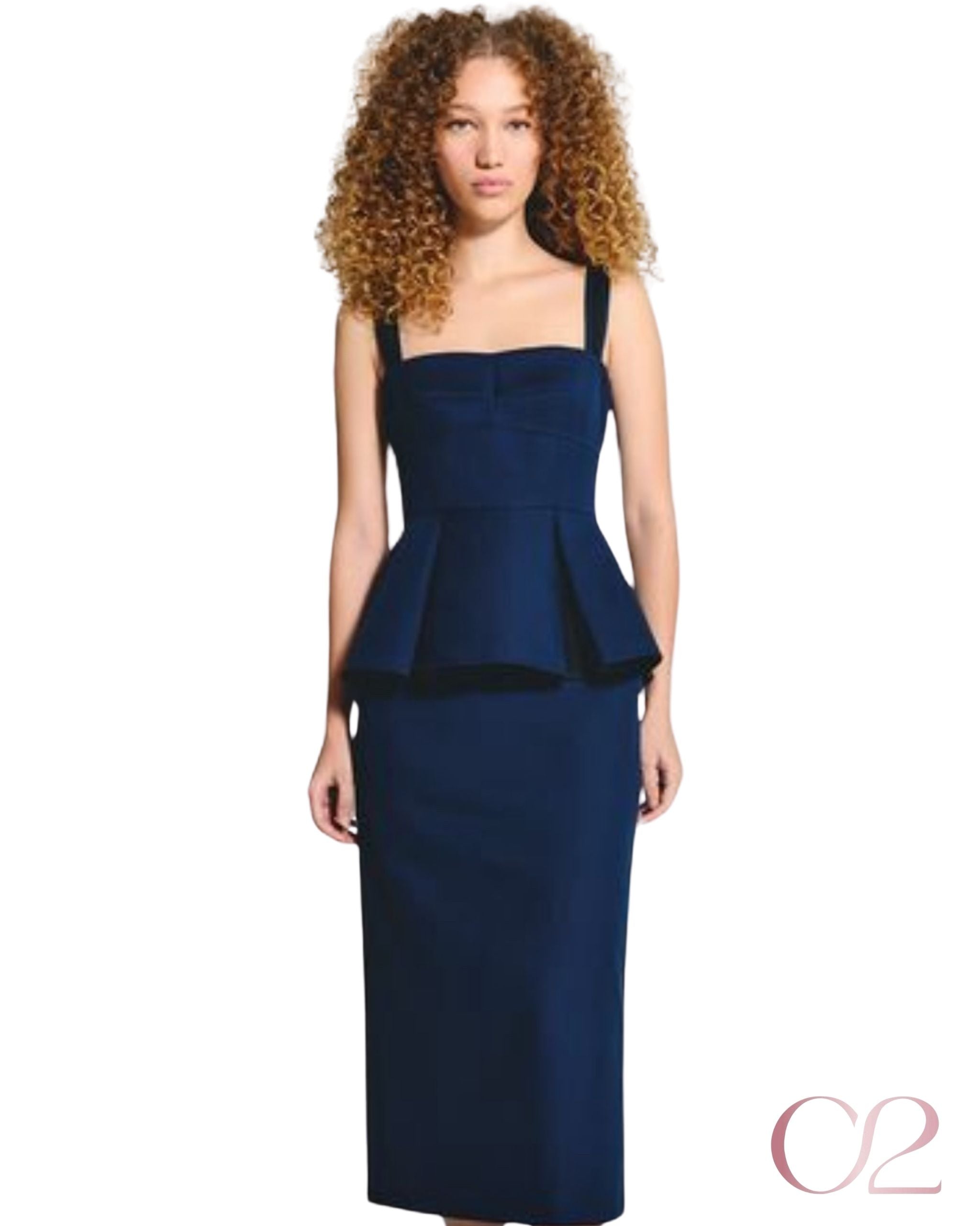 Vestido em Alfaiataria Peplum byNV