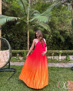 Vestido Plissado Alice - Farm