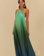 Vestido Plissado Aline - Farm