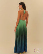 Vestido Plissado Aline - Farm