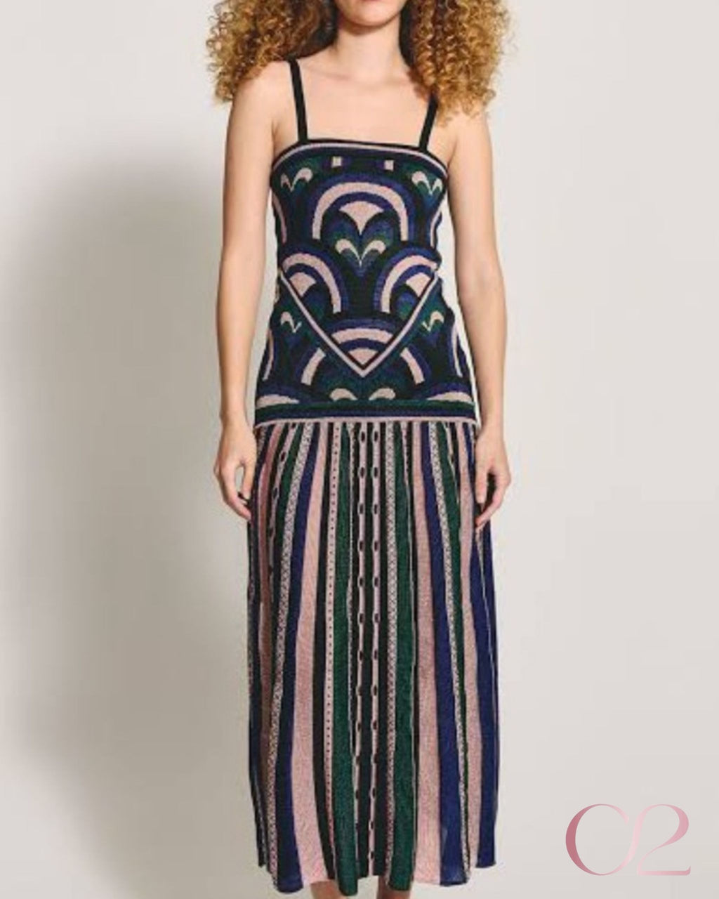 Vestido Tricot Est. Art Déco byNV